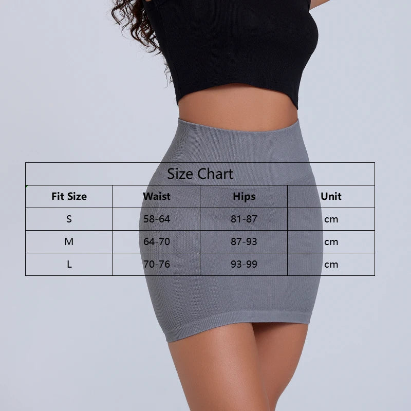 FineForm Mini Skirt – High-Waist Knit Workwear Essential  Tailored look. Sleek silhouette. Effortless confidence.
