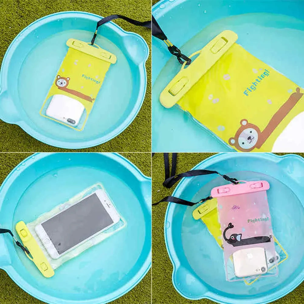 AquaShield Phone Pouch – Waterproof Transparent Case  Keep your phone safe. Capture every moment.