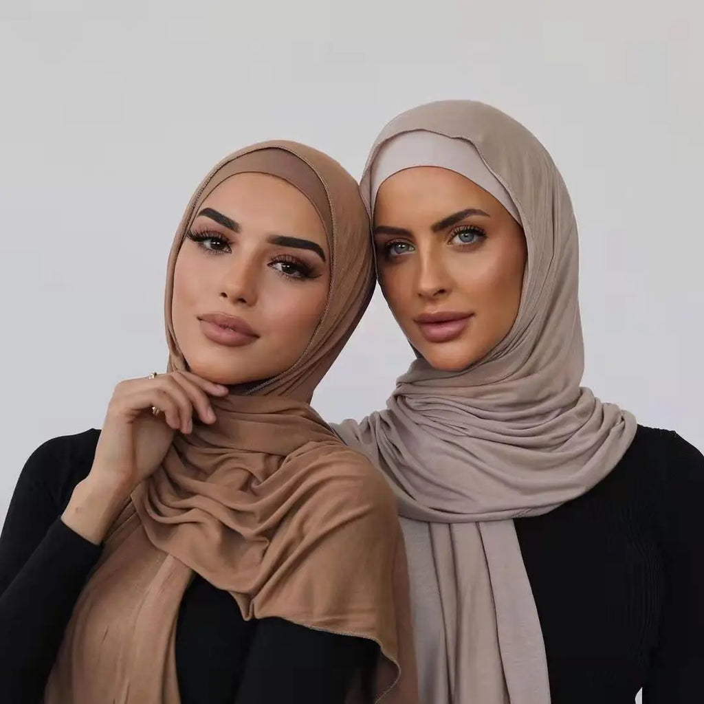 Soft Flow Jersey Hijab – Lightweight Everyday Scarf  Comfort, elegance, and effortless style.