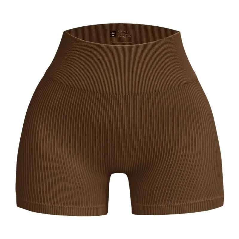 SculptFit Seamless Shorts – High-Waist Gym Essential  Lift, shape, and move with confidence.