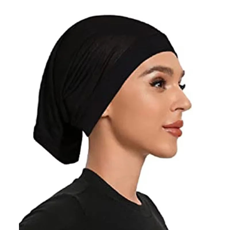 ComfortWrap Ninja Undercap – Soft Stretch Hijab Base  Secure fit. All-day comfort. Effortless styling.