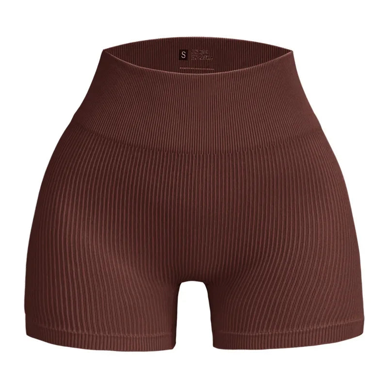 SculptFit Seamless Shorts – High-Waist Gym Essential  Lift, shape, and move with confidence.