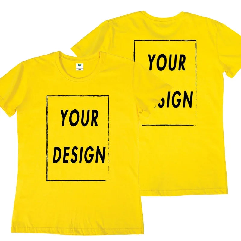 CustomPrint Team T-Shirt – Personalized Front & Back Design  Create your own style. Wear your identity.