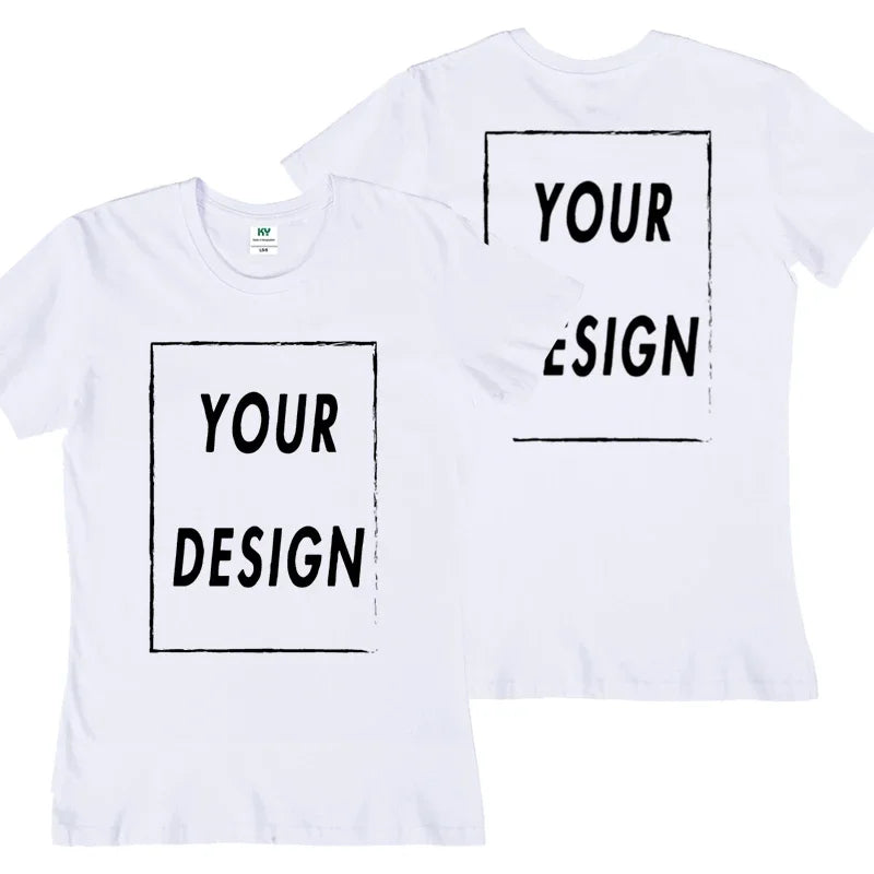 CustomPrint Team T-Shirt – Personalized Front & Back Design  Create your own style. Wear your identity.