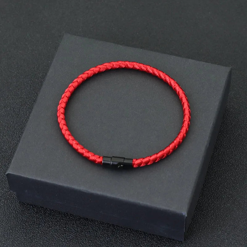 Fortune Link Bracelet – Lucky Red Thread Couple Band  Attract luck. Share energy. Wear your connection.