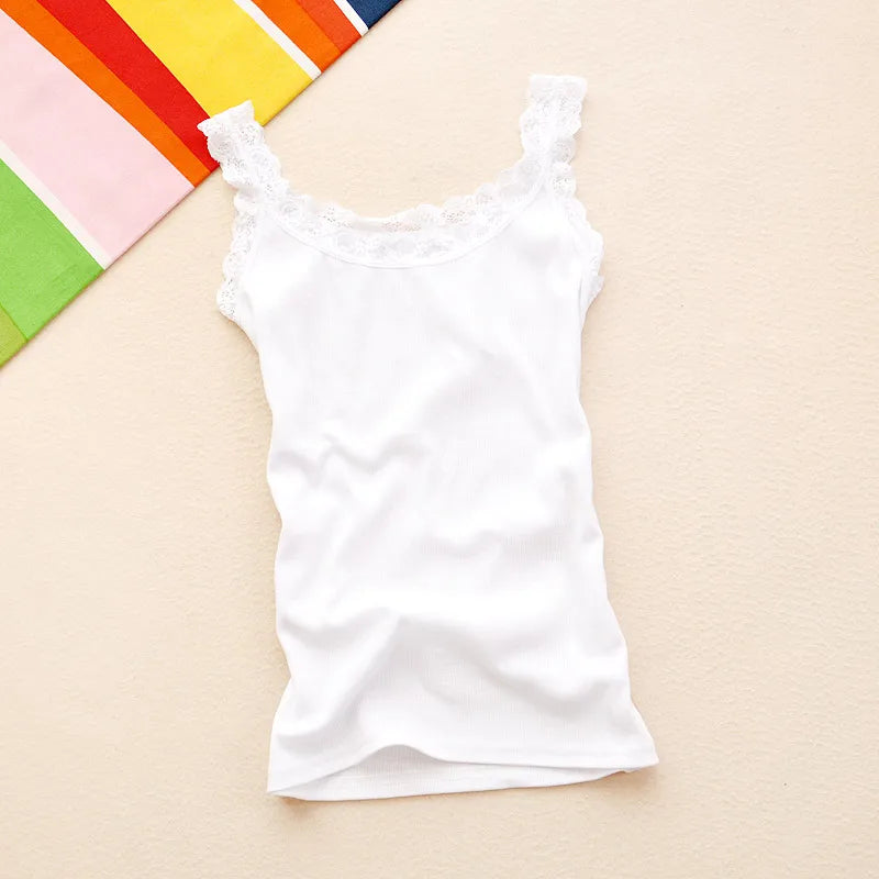 LaceMuse Sleeveless Top – Elegant Lace Summer Tank  Soft, delicate, and effortlessly feminine.