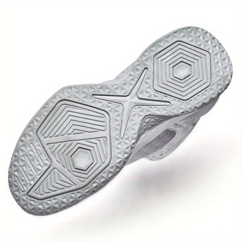 Men's Lace-up Basketball Sneakers - Athletic Shoes - Shock-absorbing