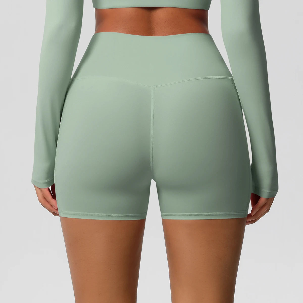 PocketFlex Gym Shorts – High-Waist Squat-Proof Fit  Train hard. Move freely. Stay confident.