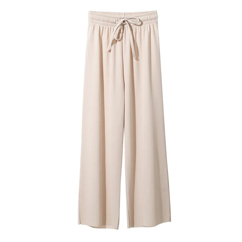 SilkAir Wide-Leg Pants – Lightweight Summer Comfort  Flowy, cool, and effortlessly elegant.