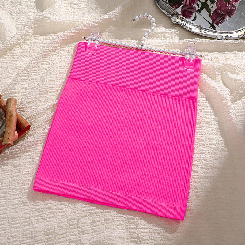 Work Muse Mini Skirt – High-Waist Knit Office Essential  Sleek shape. Smart style. Everyday confidence.