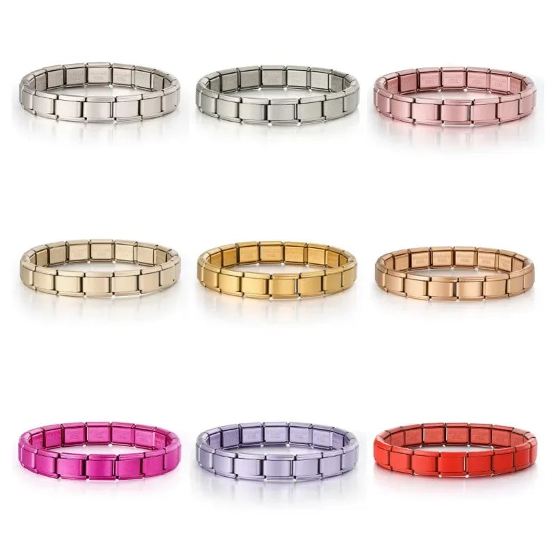 StarCharm Modular Bracelet – 18PCS Italian Link Set  Color your story. Customize your style. Shine your way.