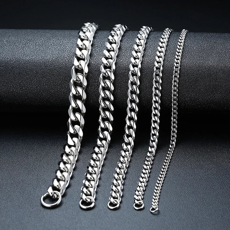 Curb Core Bracelet – Stainless Steel Cuban Link  Solid build. Clean style. Everyday power.