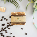 Creamy Coffee Soap Bar - Naturally exfoliating - - 3 different styles