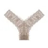 High Quality Floral Lace Thong Underwear Women Sexy Low-Rise Seamless Knitted Polyamide Spandex G-String Bikini Soft Logo Waist