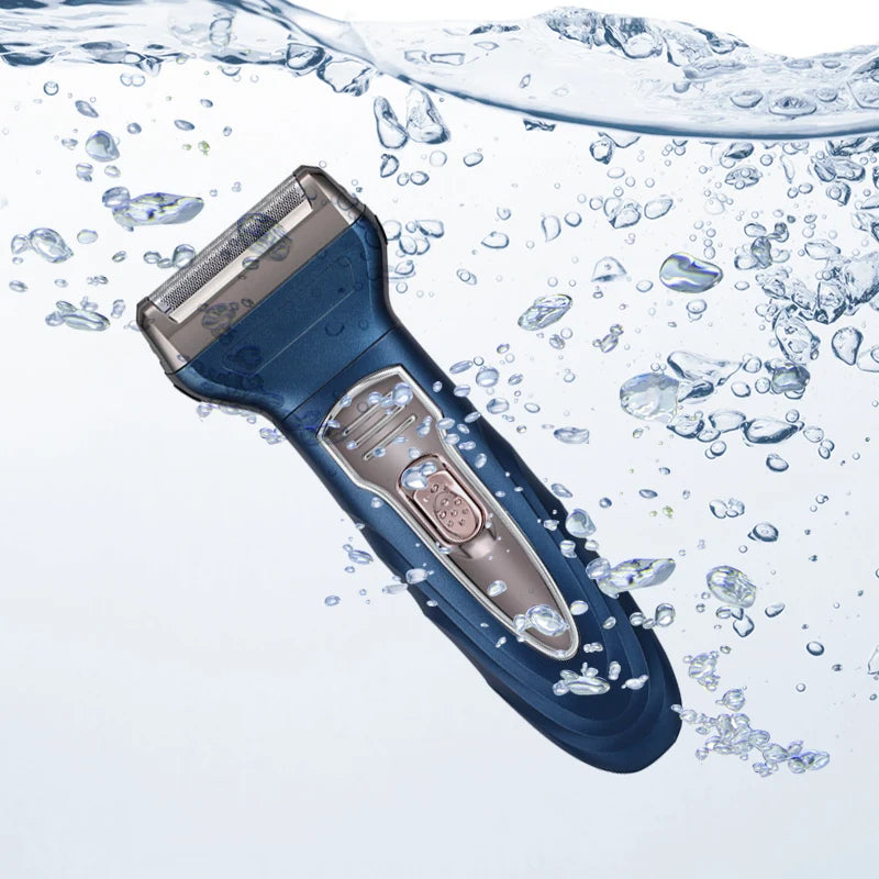 2025 Twin Blade Reciprocating Electric Foil Shaver USB Power Replacement RV Hotel Household Face Bikini Body Beard Trimmer Male
