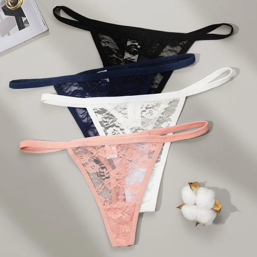 New Style Sustainable Cute Soft Breathable Sexy Knitted Bikini Women Panties Quick Dry Hot Drilling Underwear