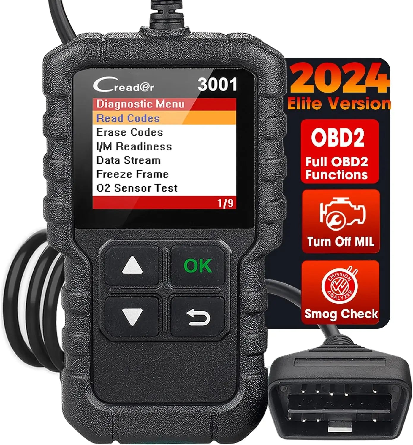 LAUNCH 2026  CR3001 Obd2 Scanner Diagnostic Tool Car Machine Check Engine Professional Code Reader