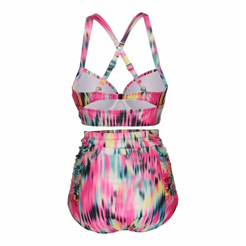 2021 Large Plus Size Swimwear Female Push up Bikini With Cup Women Bikini Set Two Pieces Swimsuit Bathing Suit Swim Beach Dress