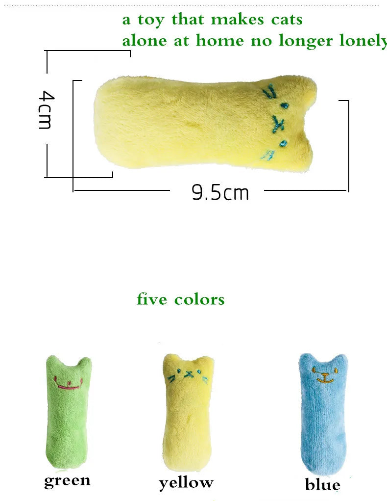 CatJoy Catnip Chew Toy – Interactive Plush for Happy Cats  Play, chew, and relax—your cat’s new favorite toy.