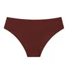Customization Ice Silk Seamless Bikini Panties Lingerie Women Mid-Rise Non-trace Breathable Quick Dry Nylon/Spandex Underwear