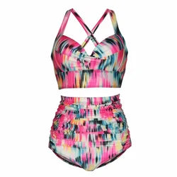 2021 Large Plus Size Swimwear Female Push up Bikini With Cup Women Bikini Set Two Pieces Swimsuit Bathing Suit Swim Beach Dress