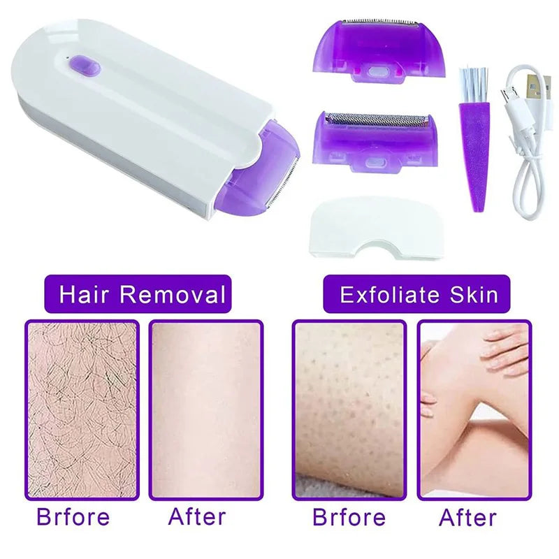 Electric Lady Shaver for Women Painless Women Razor Bikini Trimmer Rechargeable Shaver
