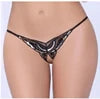 Cheap Price Butterfly Thong Sequin Embroidery Crotchless Panties Bikini Womens Underwear Lace Sexy Transparent T-BACK G String