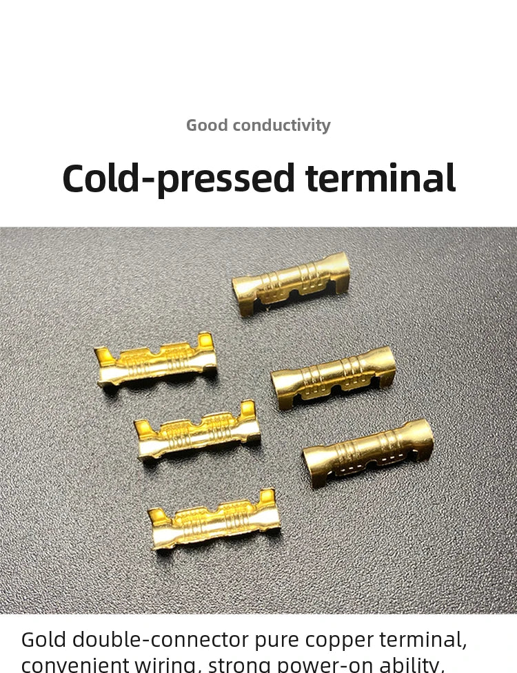 50pcs 100pcs 200pcs Docking Terminal U Type Terminal Tab 0.3 To 1.5mm2 Terminal Block Connector Double Connector Terminal