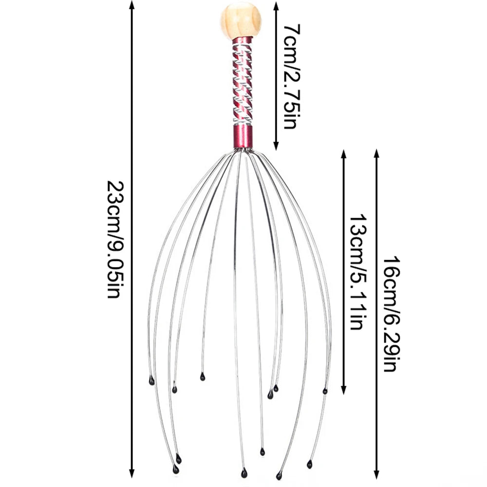 ZenScalp Octopus Massager – Relaxing Head & Scalp Therapy Tool  Instant relaxation in seconds. Light, soothing, and satisfying.