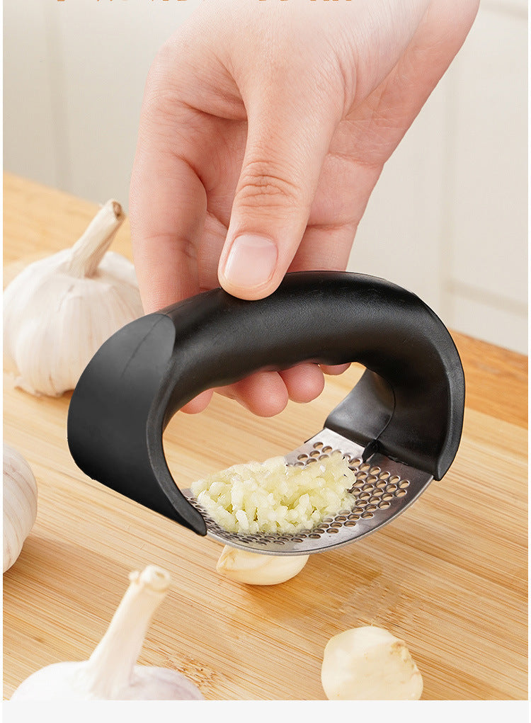 SteelCrush Garlic Press – Stainless Steel Mincer Tool  Crush faster. Cook easier. Upgrade your kitchen.