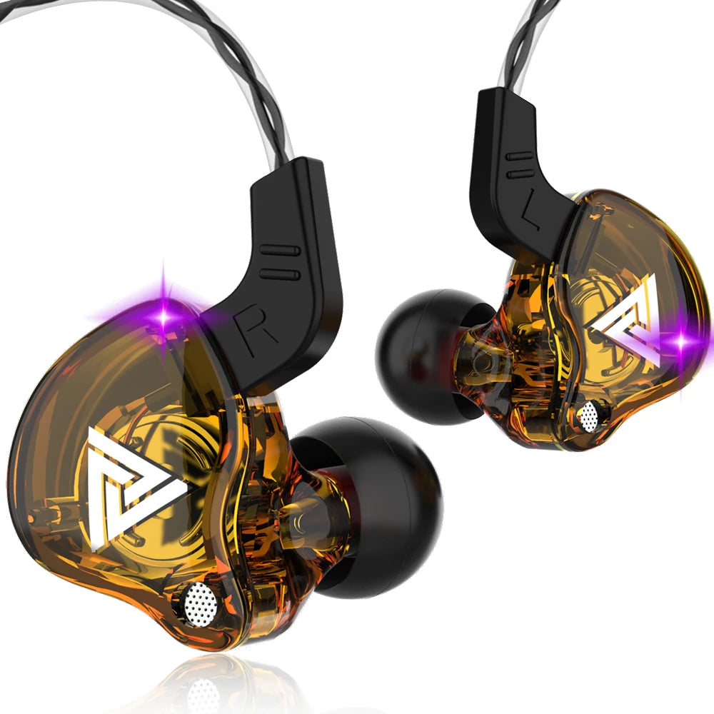 QKZ AK6 HiFi Earphones – 6 Driver In-Ear Headset  Powerful bass. Clear sound. Built for performance.