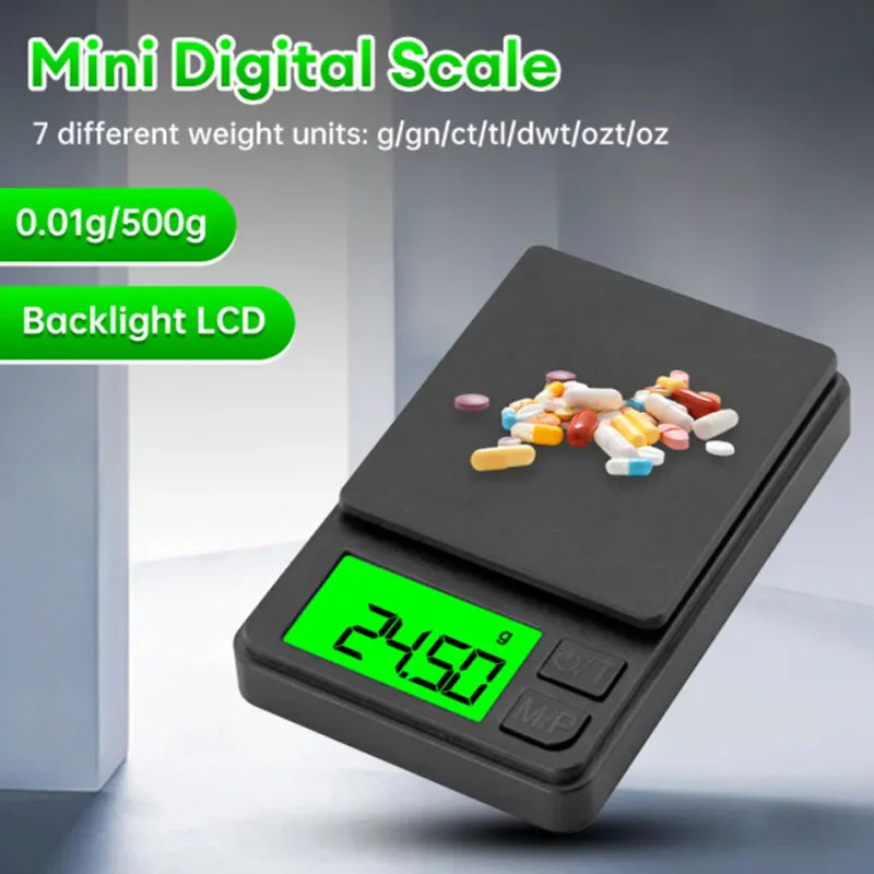 PrecisionPro Pocket Scale – 1000g x 0.1g Digital Scale  Accurate. Portable. Built for precision.