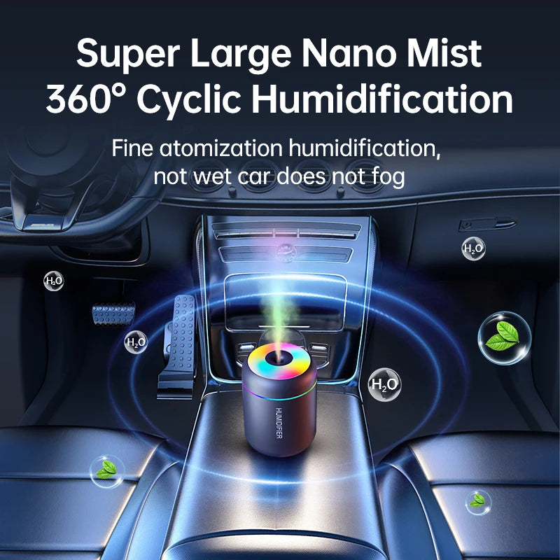 AromaMist Mini Humidifier – 180ML USB Diffuser  Fresh air. Relaxing scent. Peaceful atmosphere.