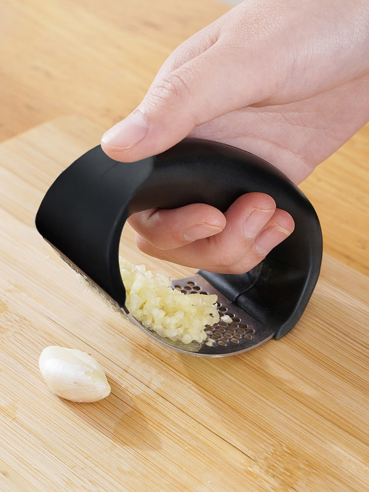SteelCrush Garlic Press – Stainless Steel Mincer Tool  Crush faster. Cook easier. Upgrade your kitchen.