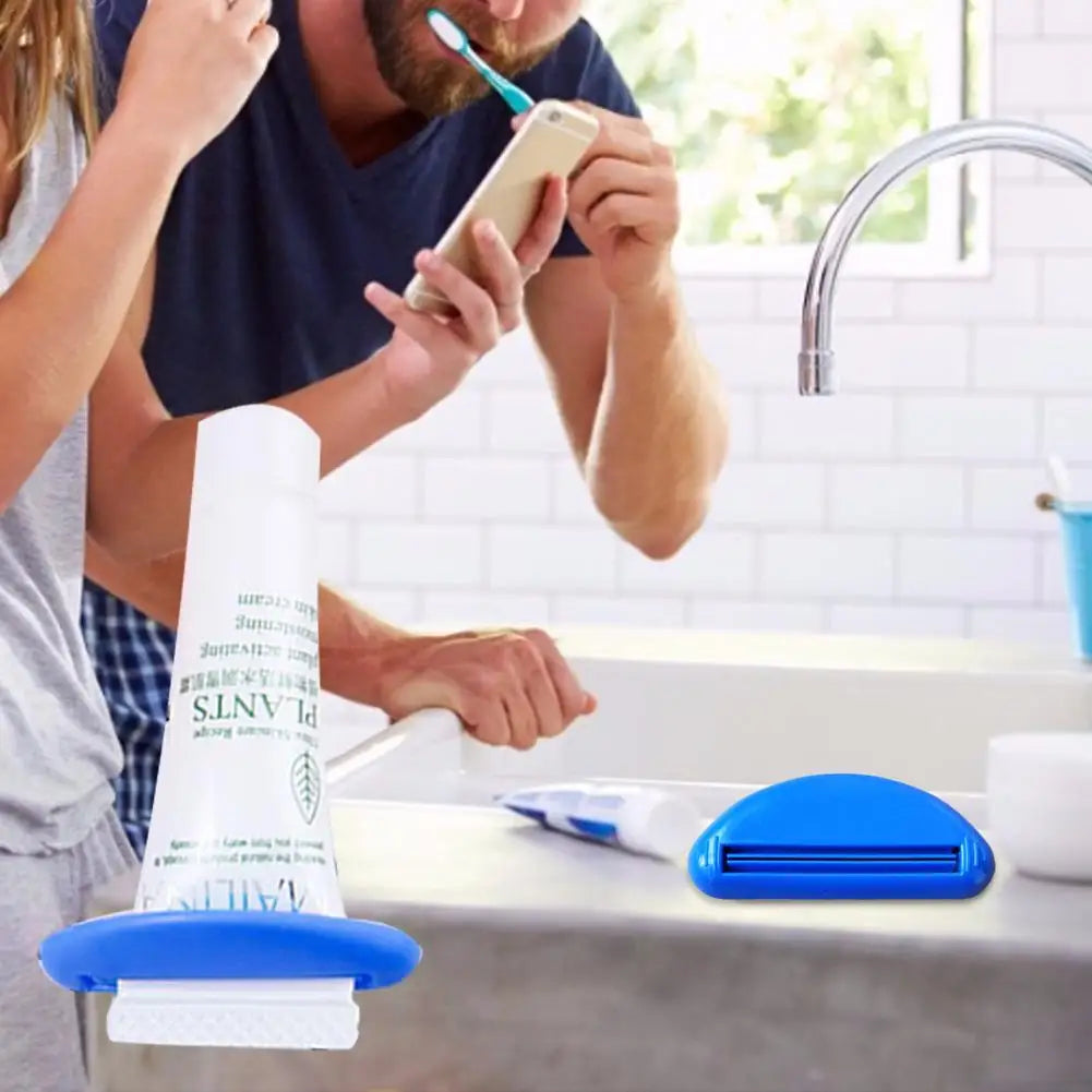 SqueezePro Tube Dispenser – Multi-Use Toothpaste Squeezer  No waste. No mess. Maximum efficiency.