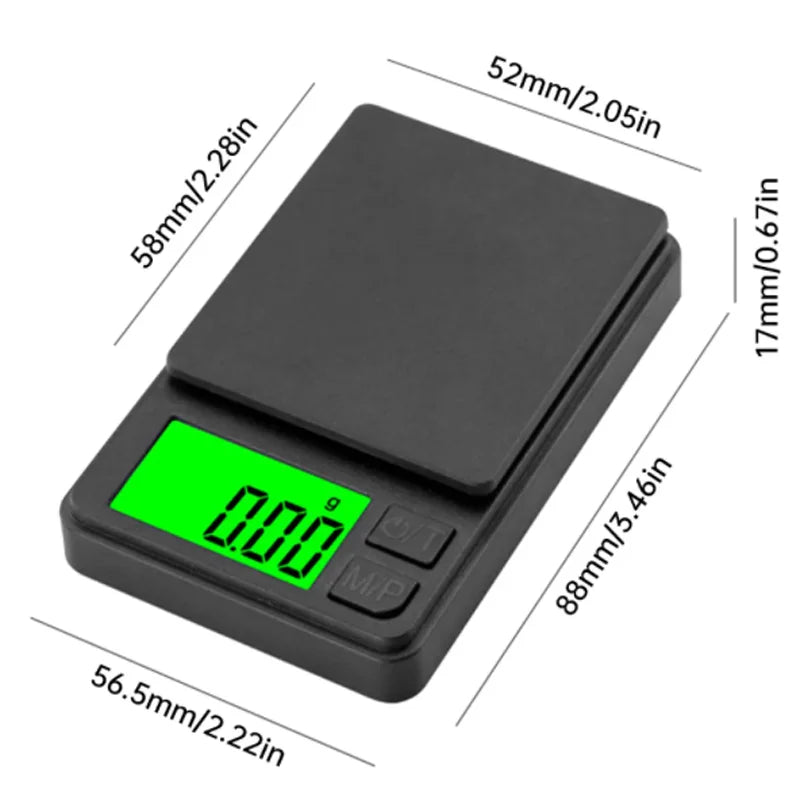 PrecisionPro Pocket Scale – 1000g x 0.1g Digital Scale  Accurate. Portable. Built for precision.