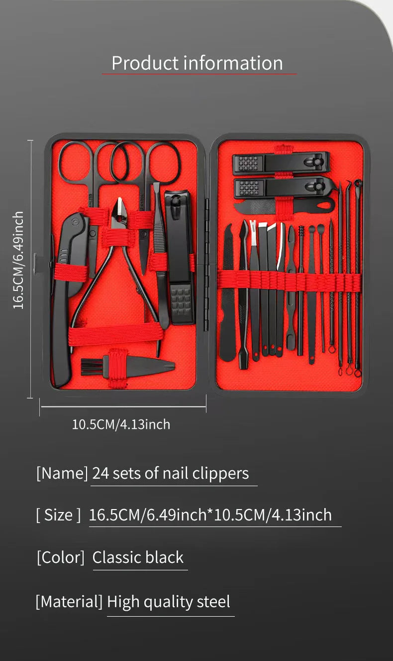 ProCare Nail Clipper Set – Complete Manicure & Pedicure Kit  All-in-one grooming tools for clean, precise, and effortless care.