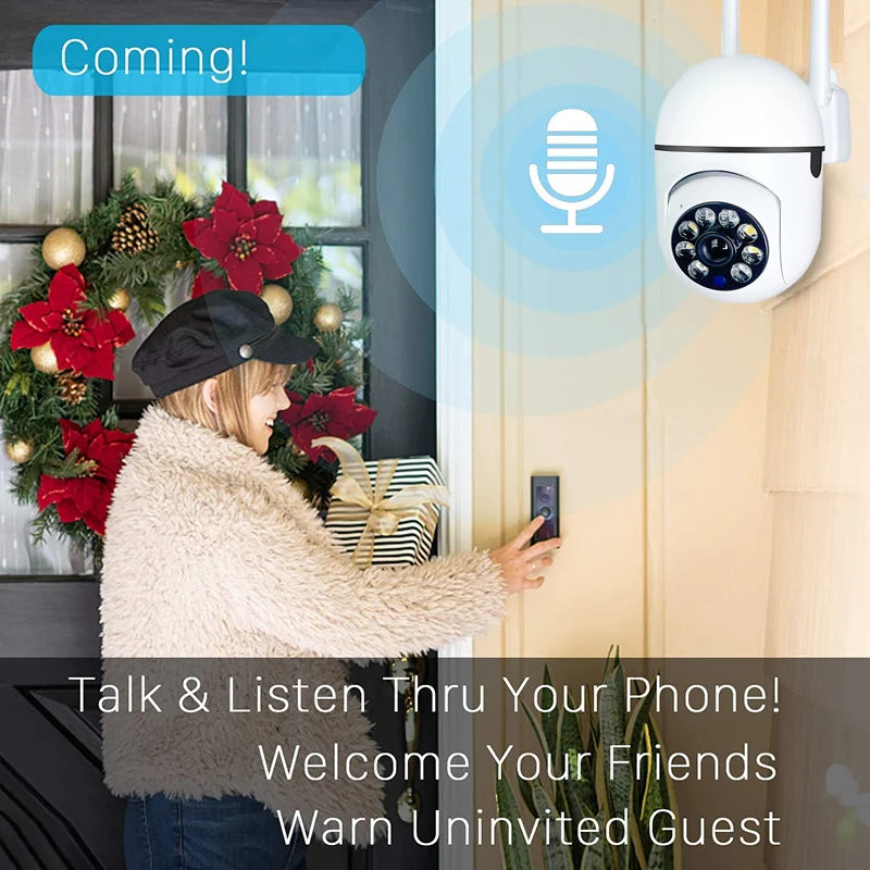 A7 Smart Security Camera – 360° HD Monitoring with Night Vision  Stay connected. Stay protected. Anytime, anywhere.