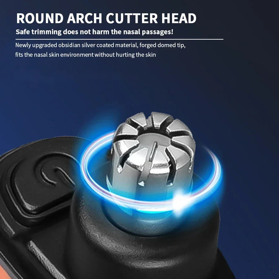 TrimPro 2-in-1 Grooming Tool – Ear, Nose & Eyebrow Trimmer  Clean look. Zero pain. Total precision.