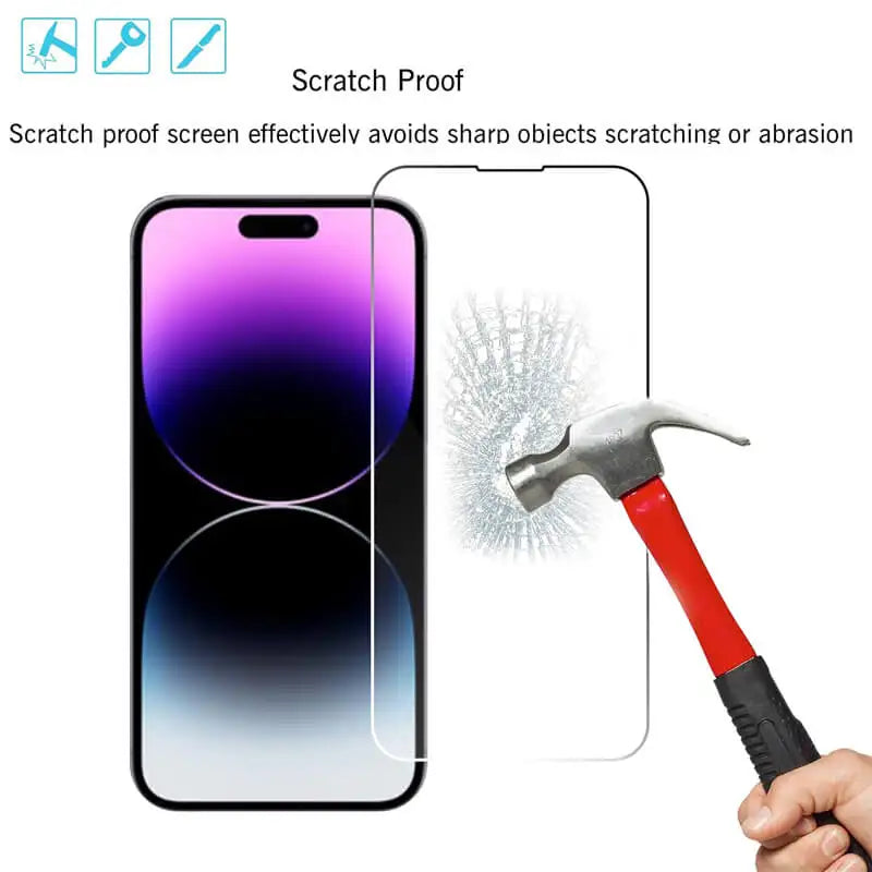 ClearShield Tempered Glass – iPhone Screen Protector  Maximum protection. Crystal clarity. Zero compromise.