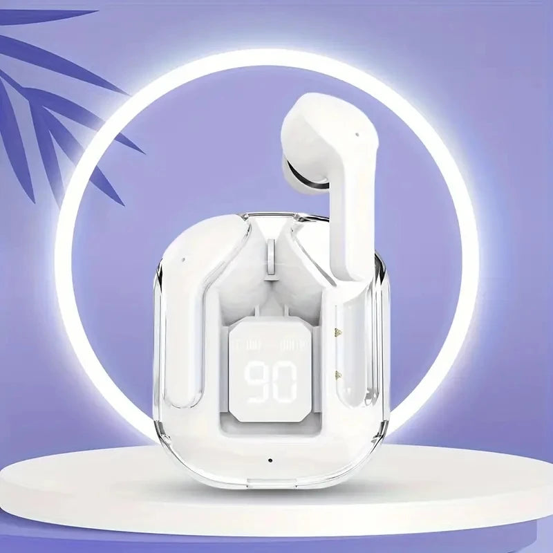 T2 Transparent Wireless Earbuds – LED Display & HiFi Stereo Sound  Futuristic design meets powerful sound.