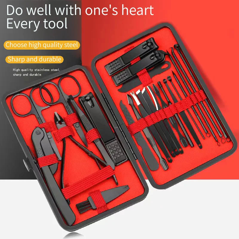 ProCare Nail Clipper Set – Complete Manicure & Pedicure Kit  All-in-one grooming tools for clean, precise, and effortless care.