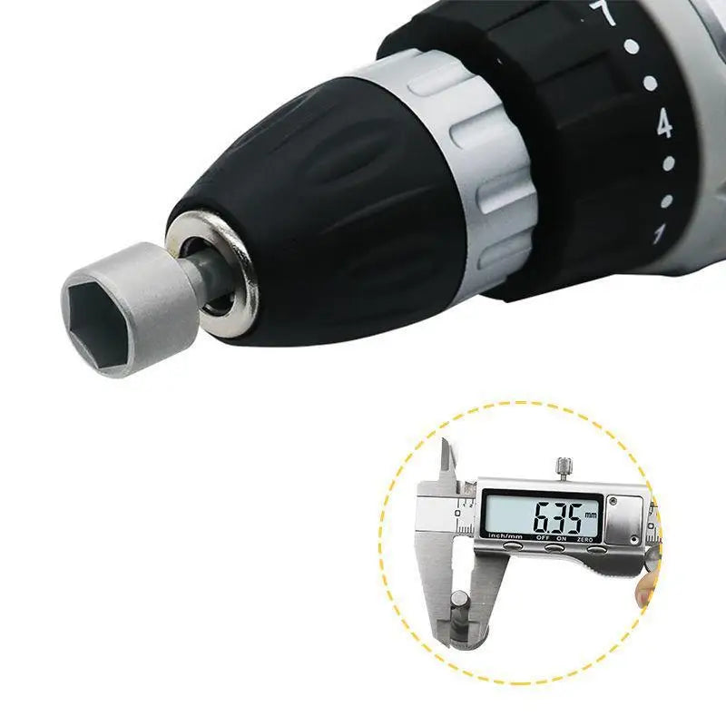 HexPro 9PCS Socket Set – Nut Driver Bit Kit (5–13mm)  Precision tools. Strong performance. Built for every job.