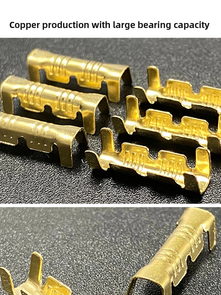 50pcs 100pcs 200pcs Docking Terminal U Type Terminal Tab 0.3 To 1.5mm2 Terminal Block Connector Double Connector Terminal