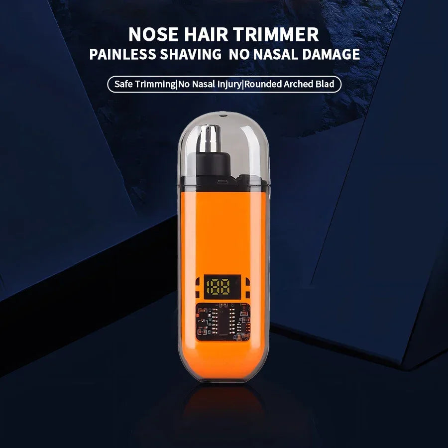 TrimPro 2-in-1 Grooming Tool – Ear, Nose & Eyebrow Trimmer  Clean look. Zero pain. Total precision.