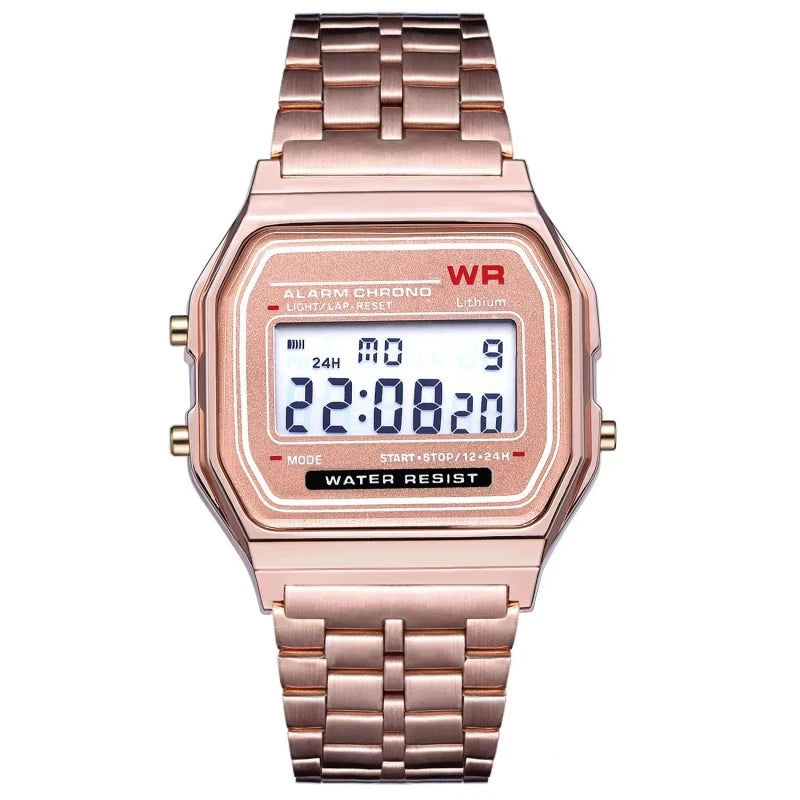 F91W Classic Digital Watch – Steel Band Edition  Timeless design. Everyday function. Reliable style.