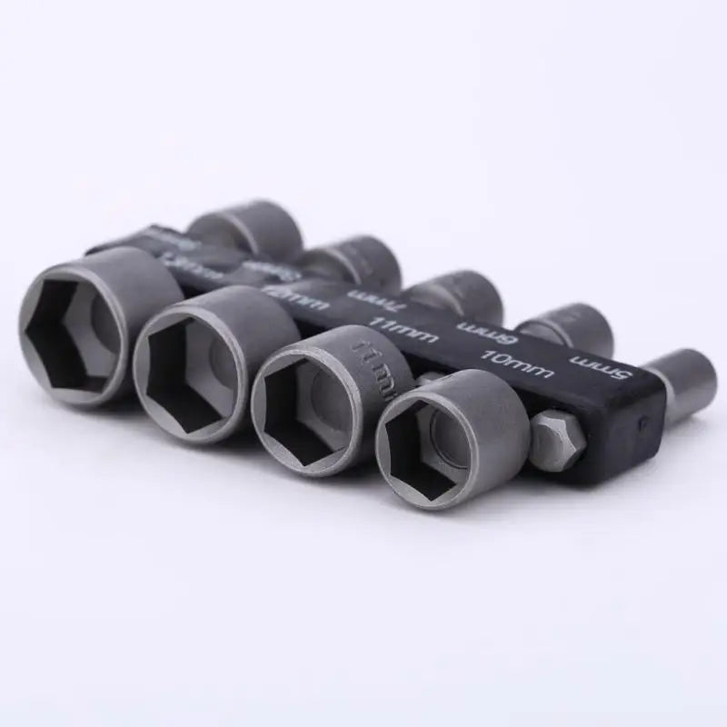 HexPro 9PCS Socket Set – Nut Driver Bit Kit (5–13mm)  Precision tools. Strong performance. Built for every job.