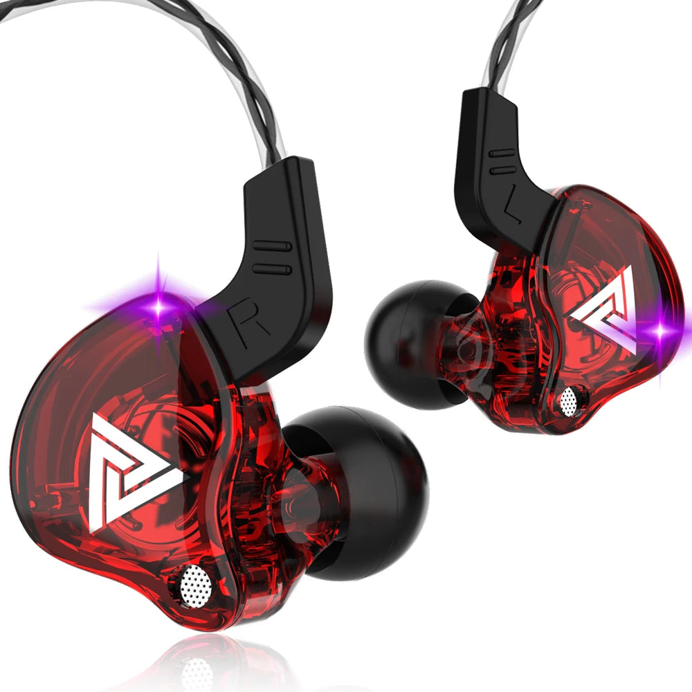 QKZ AK6 HiFi Earphones – 6 Driver In-Ear Headset  Deep bass. Clear sound. Built for everyday performance.