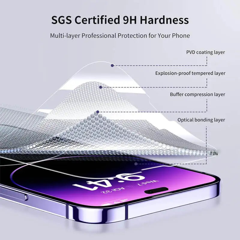 ClearShield Tempered Glass – iPhone Screen Protector  Maximum protection. Crystal clarity. Zero compromise.