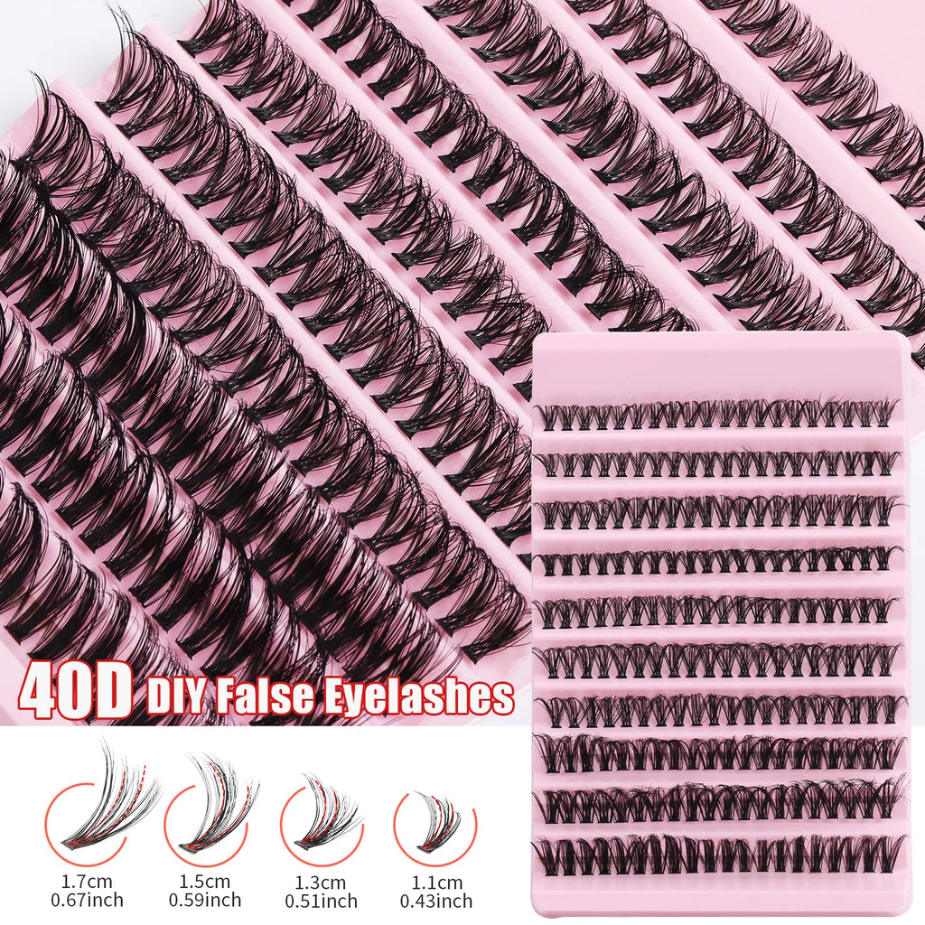 LashMuse Cluster Lashes – Natural Volume DIY Extensions (200pcs)  Salon-quality lashes at home. Soft, natural, and effortlessly stunning.